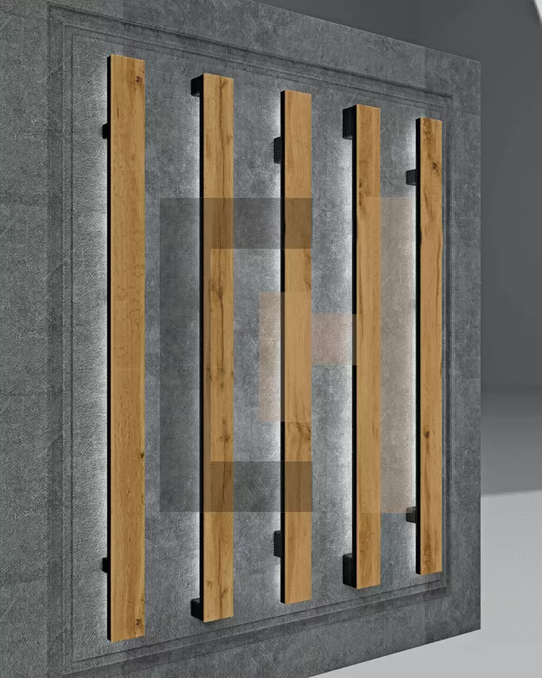 Ручка-скоба Арт. 100×35 Oak Veneer Premium, L-1600 мм — Console 3_3