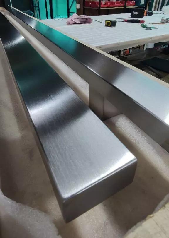 Ручка-скоба Арт. 50х25 Inox Basic+ , L-1800 мм_1