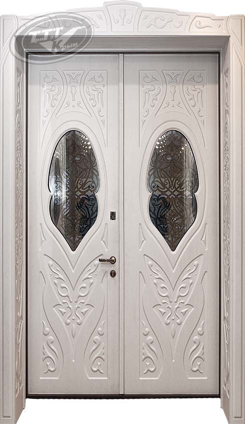 Двустворчатая дверь в частный дом «Роксолана St»