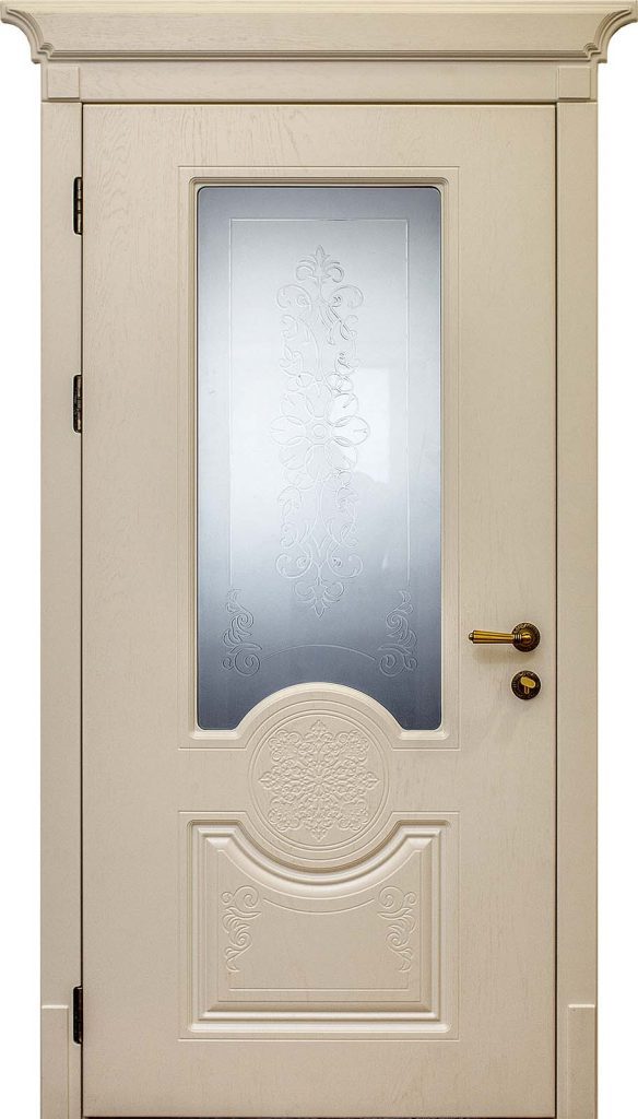 Межкомнатная дверь со стеклом Велерон Люкс