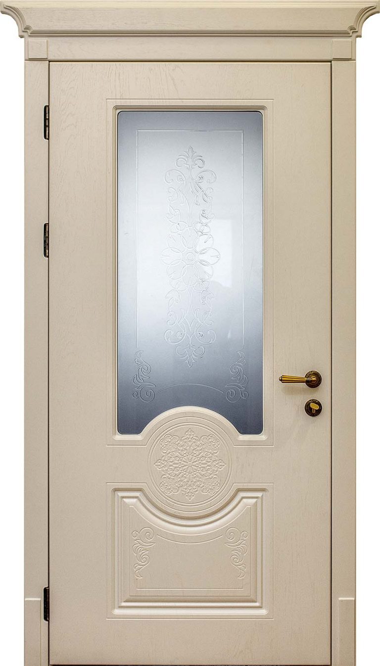 Межкомнатная дверь со стеклом Велерон Люкс_1