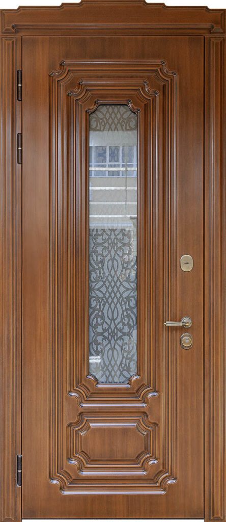 Входная дверь со стеклом Эталон Люкс St Steko