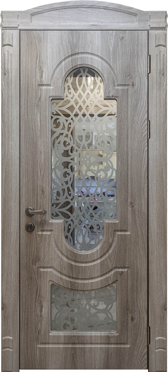 Межкомнатная дверь со стеклом Статус М4