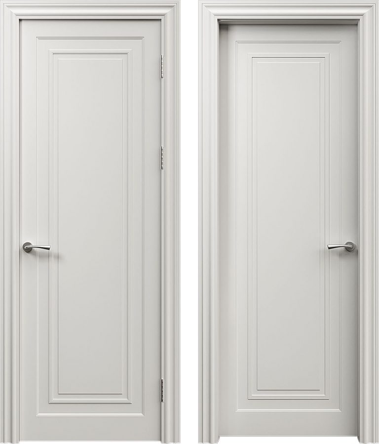Межкомнатная дверь Кантата (синяя, белая, красная, серая)_3
