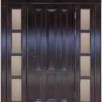 Входная дверь с фрамугами «Ментор»